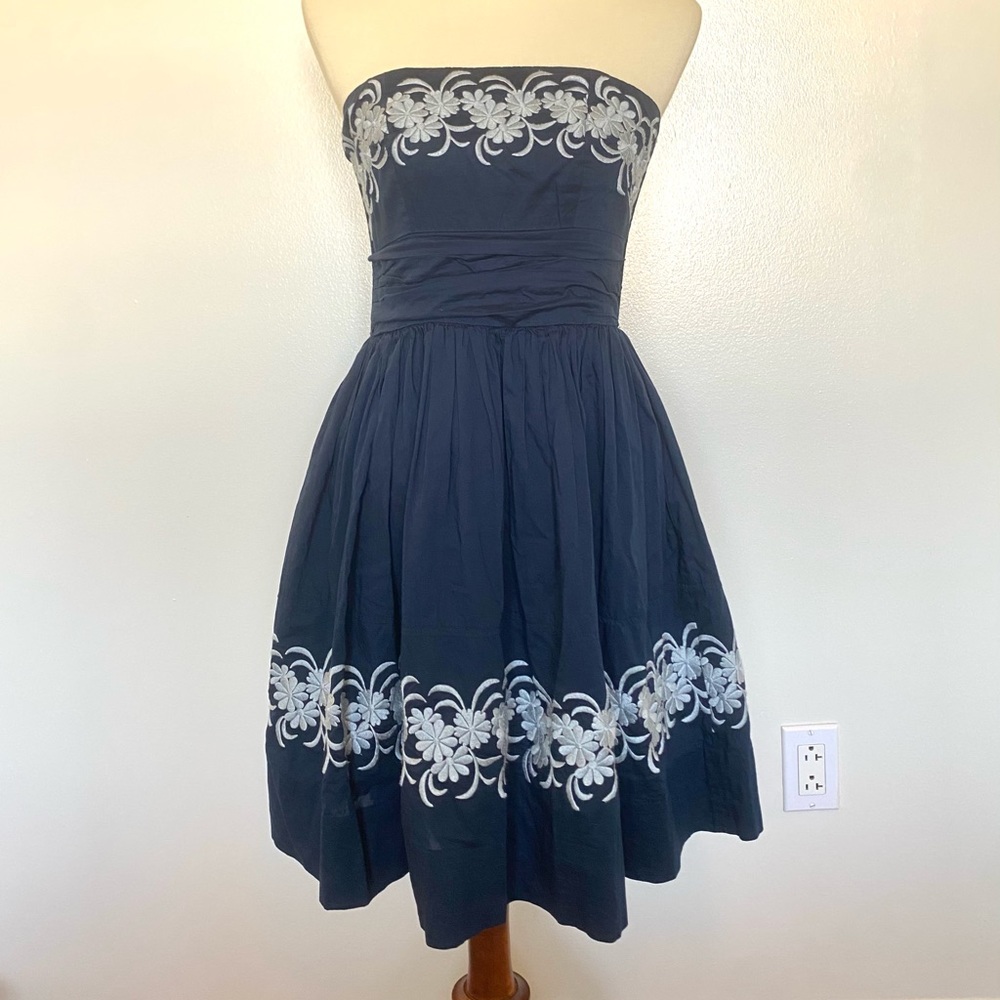 Anthropologie strapless dress size 4
